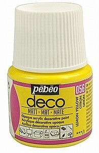 Acrylverf Pebeo Deco Matt Lemon yellow