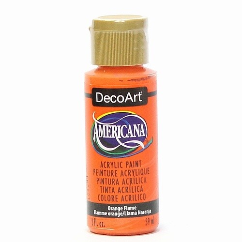 Americana orange flame