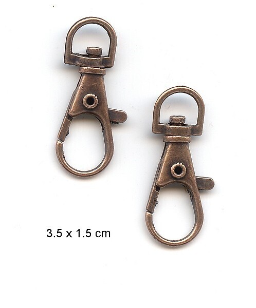 Sleutelhangers 2x brons