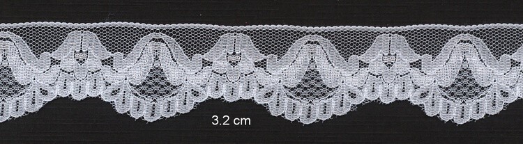 Ribbons 61 1m white