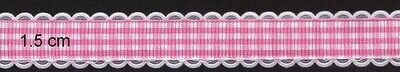 Ribbon Grosgrain 12 1meter pink roze