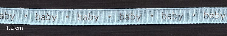 Print Ribbons 013 1M baby blauw