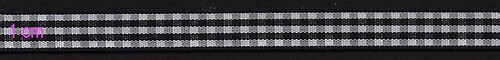 Ribbon Grosgrain 18 1meter zwart