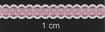 Ribbon Grosgrain 08 1meter pink roze