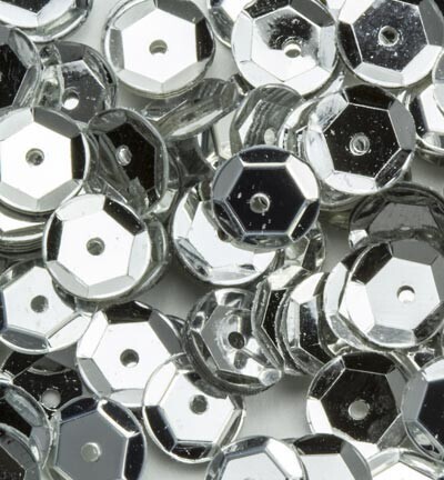 Sequins regular silver 12 gramm
