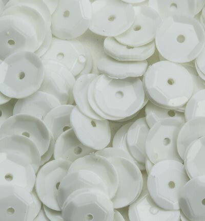 Sequins regular white 12gram