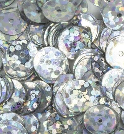 Sequins laser disco silver  8 gramm