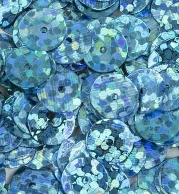 Sequins laser disco Turquoise 8 gramm