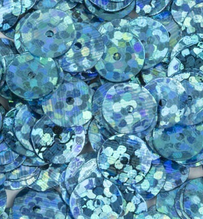 Sequins laser disco Turquoise 8 gramm