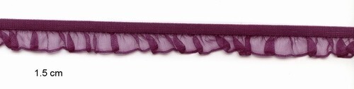 Ribbons bordeaux elastische  1m