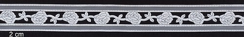 Ribbons white 1 meter