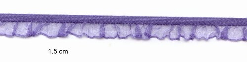 Ribbons paars elastische  1m