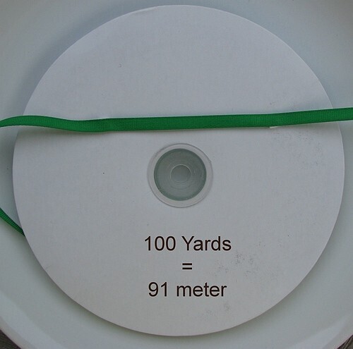 Rol Ribbon Grosgrain  green 91 meter