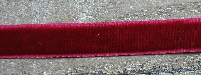 Velours lint bordeaux 1 meter