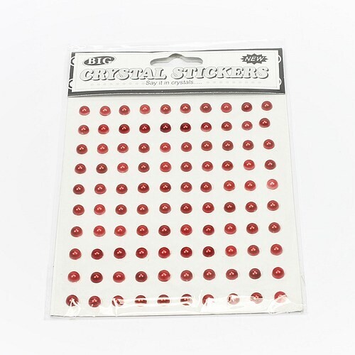 100 plak parels rood
