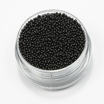 Micro pearls zwart