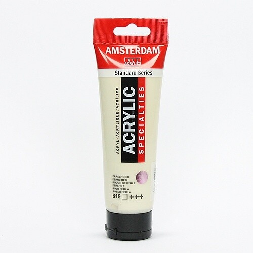Acrylic paint Amsterdam parel rood