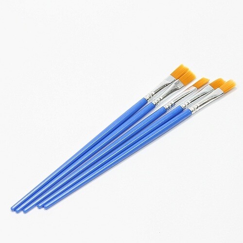 SET A penseel plat 5 stuks