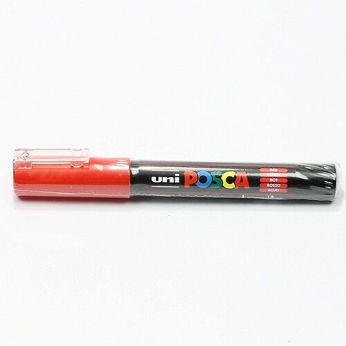Posca acrylmarker 1M  red