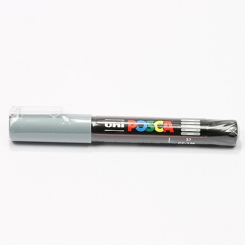 Posca acrylmarker 1M  grey