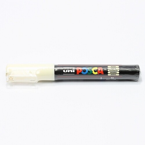 Posca acrylmarker 1M ivory