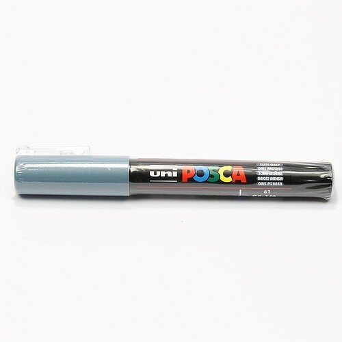 Posca acrylmarker 1M slate grey