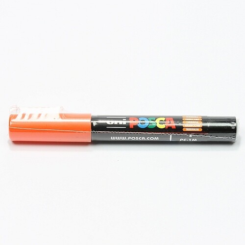 Posca acrylmarker 1M orange