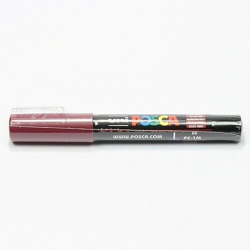 Posca acrylmarker 1M red wine
