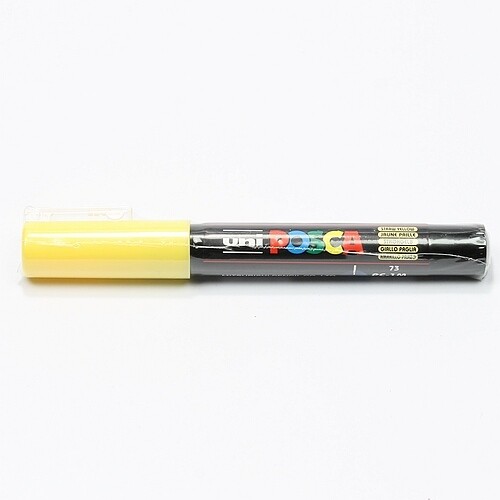 Posca acrylmarker 1M straw yellow