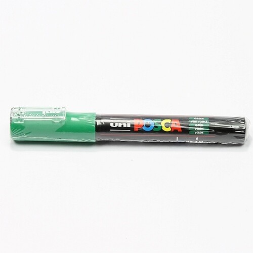 Posca acrylmarker 1M green