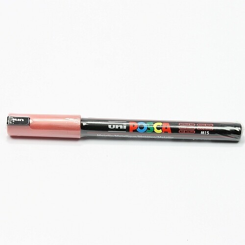 Posca acrylmarker 1MR metallic red