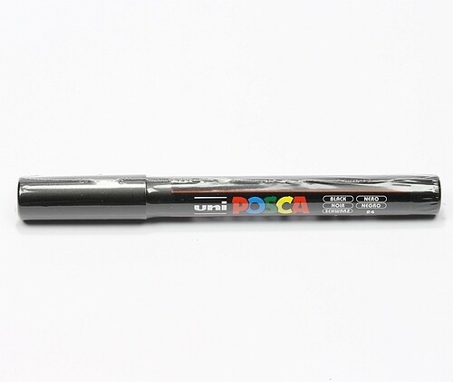 Posca acrylmarker 3M black