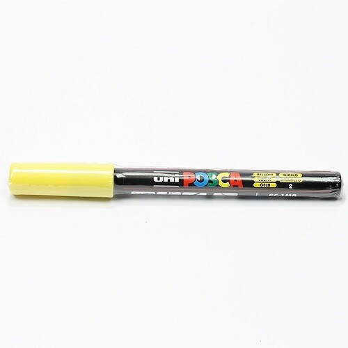 Posca acrylmarker 1MR yellow