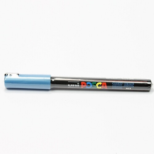 Posca acrylmarker 1MR metallic blue