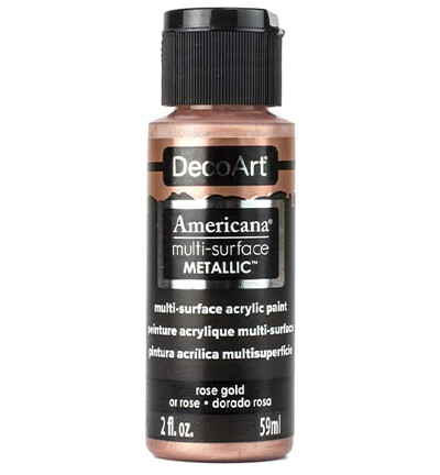 Americana Multi surface metallic rose gold