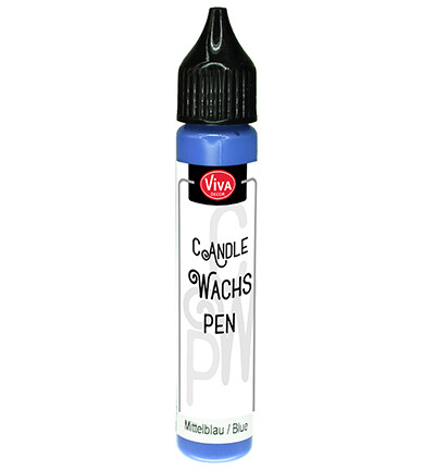 Kaarsen wax pen middel blauw
