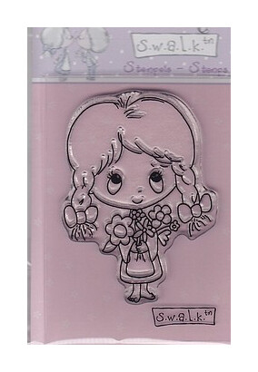 Clear stampgirl flower