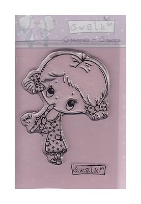 Clear stamp girl