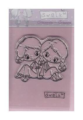Clear stamp girl friends