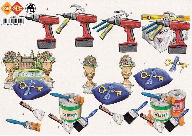 Knipvel mannen gereedschap