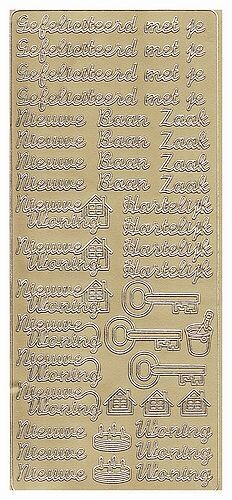Sticker baan/woning
