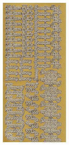 Sticker diverse teksten