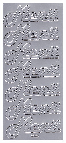 Sticker menu 