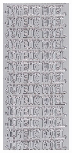 Sticker  Joyeux noël silver