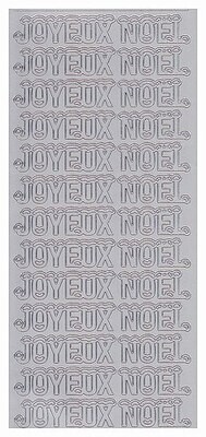 Sticker Joyeux noël silver