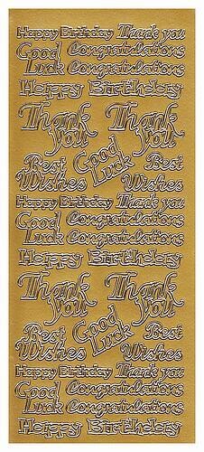 Sticker several text