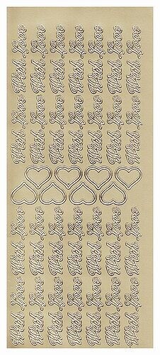Sticker  with love