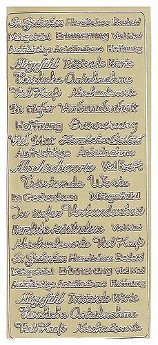 sticker  In gedenken Anteilname