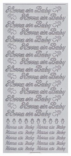 Sticker  hurra ein baby