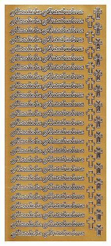 Sticker Herzliche anteilnahme
